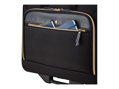 Samsonite Mobile Office Laptop Upright Rolling Briefacase, Black Nylon (128166-1041)