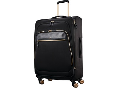 Samsonite Nylon 4-Wheel Spinner Luggage, Black (128169-1041)