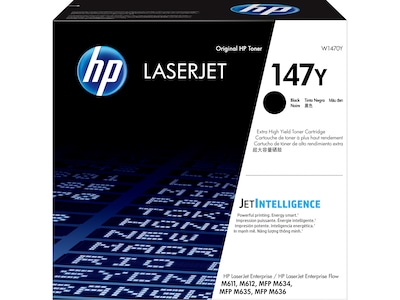 HP 147Y Black Extra High Yield Toner  Cartridge (W1470Y)