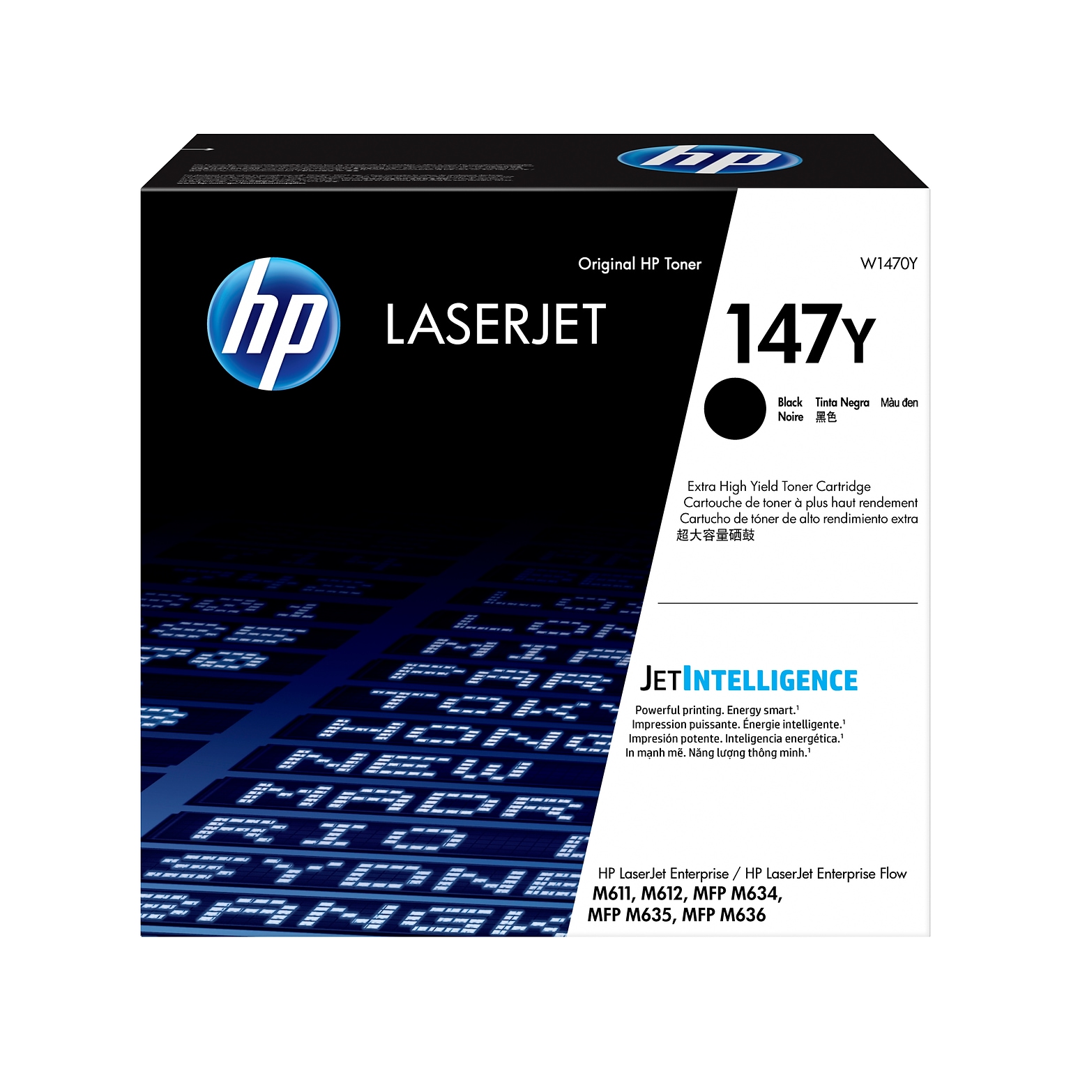 HP 147Y Black Extra High Yield Toner  Cartridge (W1470Y)