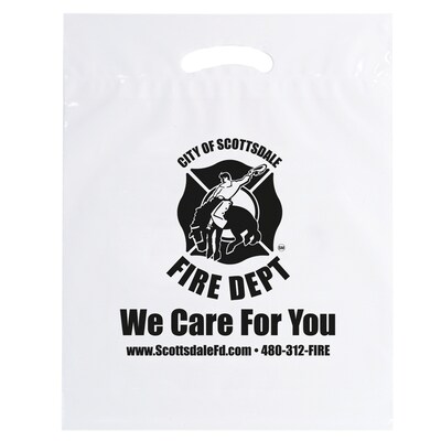 Custom Oxo Reusable Die Cut Bag; 12 x 16 x 3, (QL47639)