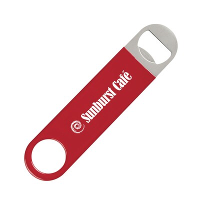 Custom Large Vinyl Coated Stainless Steel Bottle Opener