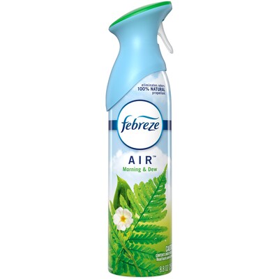 Febreze Odor-Eliminating Air Freshener with Morning & Dew, 8.8 oz (96255)