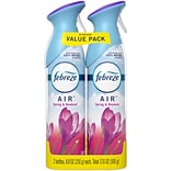 Febreze Odor-Eliminating Air Freshener with Spring & Renewal Scent, 2 count, 8.8 oz each (97805)