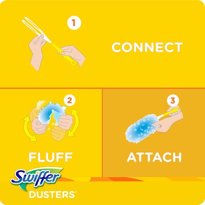 Swiffer Dusters Multi-Surface Blend Refills, Febreze Lavender Scent, Blue, 18/Box (99037)