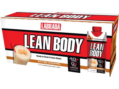 Lean Body Ready-to-Drink Salted Caramel Protein Drink, 17 Fl. Oz. Bottle, 12/Carton (MRTD-0103-C)