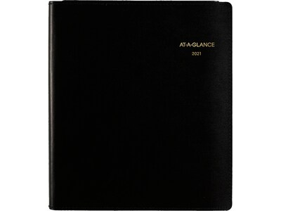 2021 AT-A-GLANCE 6.88 x 8.75 Planner, Black (70-120P-05-21)