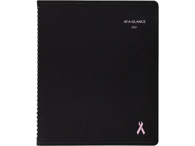 2021 AT-A-GLANCE 8 x 10 Appointment Book, QuickNotes City of Hope, Black (76-PN01-05-21)