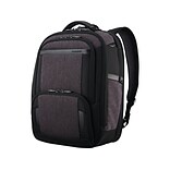 Samsonite Pro Laptop Backpack, Black/Shaded Gray Nylon (126358-3989)