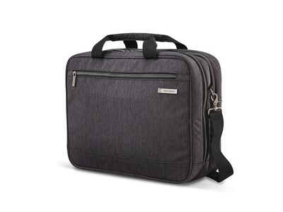 Samsonite Modern Utility Polyester Laptop Briefcase, Charcoal (126442-5794)