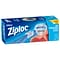 Ziploc Slider Freezer Bags, Quart, 34/Carton (316486)