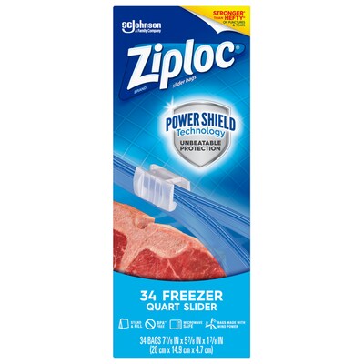 Shop, Ziploc Quart Freezer Bags