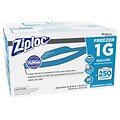 Ziploc Freezer Bags, Gallon, 250 Bags/Carton (682258)