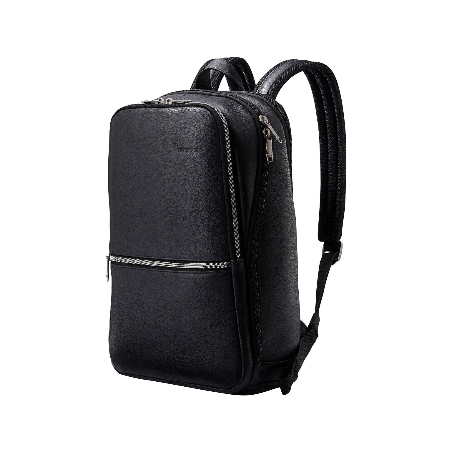 Samsonite Classic Laptop Backpack, Black Leather (126036-1041)