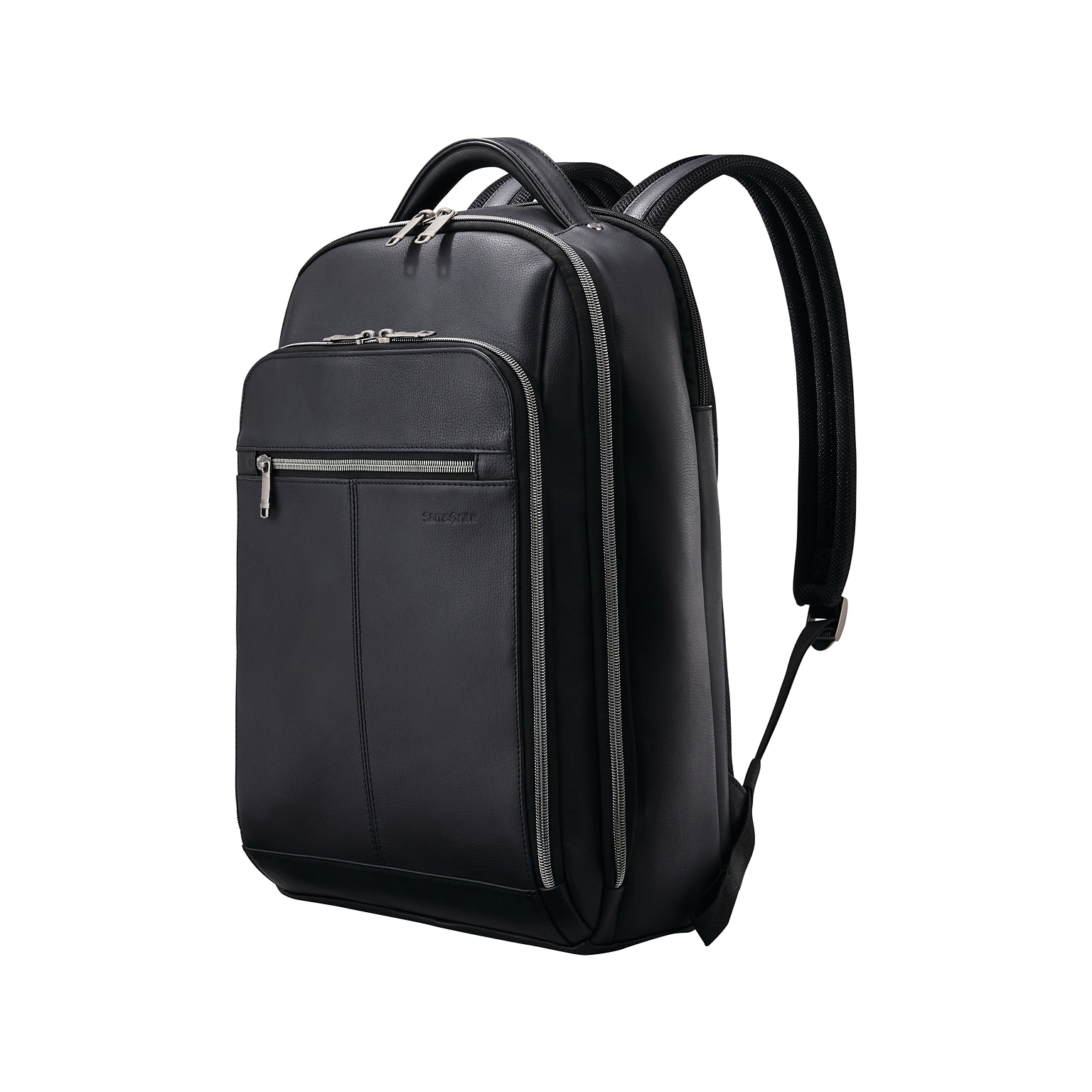 Samsonite Classic Laptop Backpack, Black Leather (126037-1041)