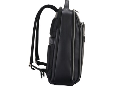 Samsonite Classic Laptop Backpack, Black Leather (126037-1041)