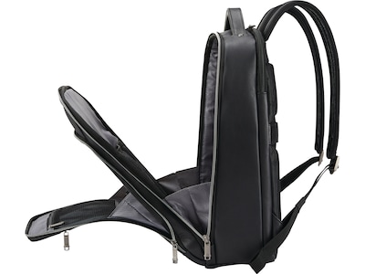 Samsonite Classic Laptop Backpack, Black Leather (126037-1041)