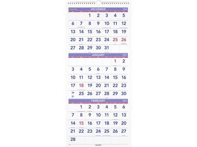 2021 AT-A-GLANCE 27 x 12.25 Wall Calendar, White (PM11-28-21)