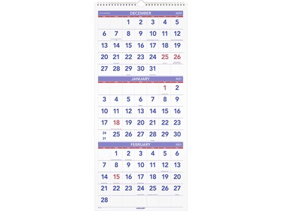 2021 AT-A-GLANCE 27 x 12.25 Wall Calendar, White (PM11-28-21)