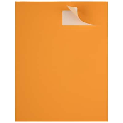 JAM Paper Address Labels, 1 1/3" x 4", Neon Orange, 14 Labels/Sheet, 9 Sheets/Pack (359329611)