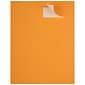 JAM Paper Address Labels, 1 1/3" x 4", Neon Orange, 14 Labels/Sheet, 9 Sheets/Pack (359329611)