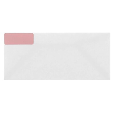 JAM Paper Laser/Inkjet Address Label, 1" x 2 5/8", Baby Pink, 30 Labels/Sheet, 4 Sheets/Pack (4052895)