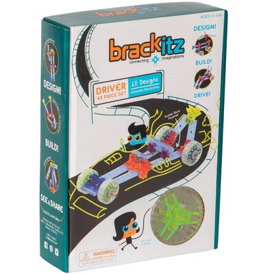 Brackitz Driver Building Toy Set, 43 Pieces (BKZBZ82211)