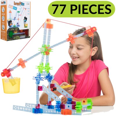 Brackitz Pulleys Building Toy Set, 77 Pieces (BKZBZ82213)