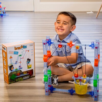 Brackitz Pulleys Building Toy Set, 77 Pieces (BKZBZ82213)