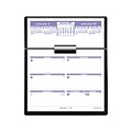 2021 AT-A-GLANCE 7 x 5.5 Desk Calendar and Base, Flip-A-Week, White/Purple/Black (SW700X-00-21)
