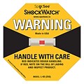 ShockWatch® Indicator, 25G, 50/Case