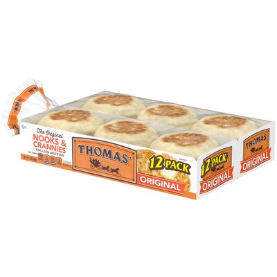 Thomas Original English Muffins, 13 oz., 24/Pack (21702)