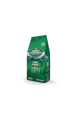 Green Mountain Dark Magic Blend Whole Bean Coffee, Dark Roast, 12 oz. (36671)