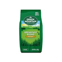 Green Mountain Breakfast Blend Ground Coffee, Light Roast, 12 oz. (38520)