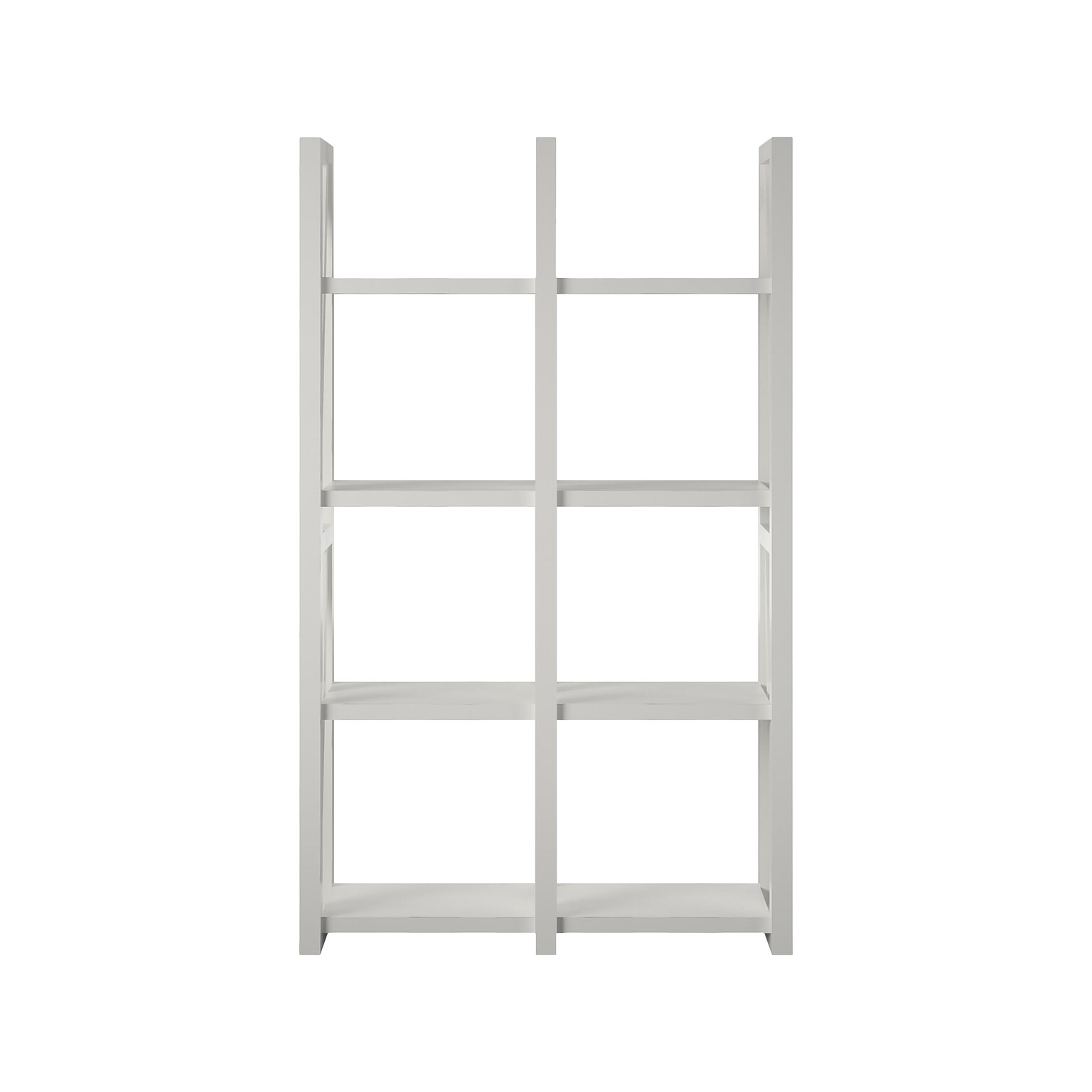 Ameriwood Crestwood 60H 8-Shelf Bookcase, White (4465013COM)