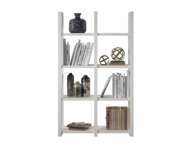 Ameriwood Crestwood 60"H 8-Shelf Bookcase, White (4465013COM)