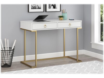 Ameriwood Serenity 42" Computer Desk, White (9855013COM)