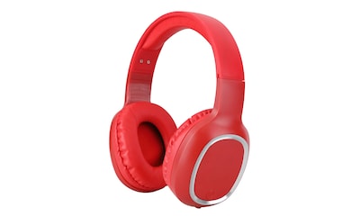 Laud LD200 Over-The-Ear Bluetooth Headset, Red