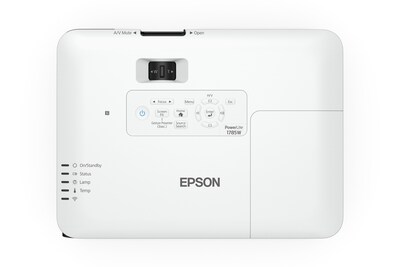 Epson PowerLite 1785W Wireless WXGA 3LCD Portable Projector, Black/White
