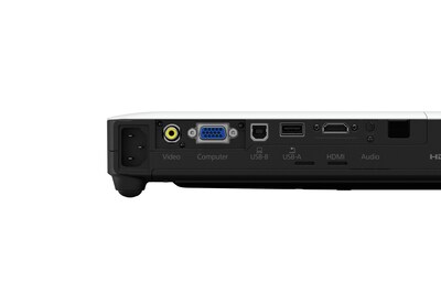 Epson PowerLite 1785W Wireless WXGA 3LCD Portable Projector, Black/White