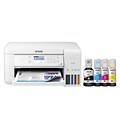 Epson EcoTank ET-3710 Wireless Color Inkjet All-In-One Supertank Printer, White