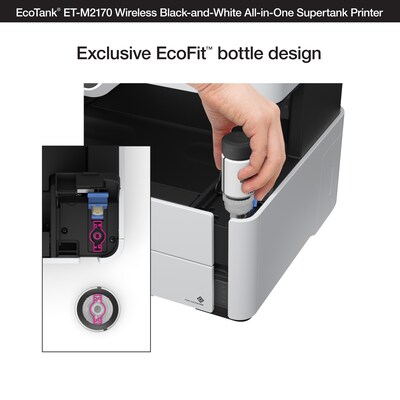 Epson EcoTank ET-M2170 Wireless Monochrome All-in-One SuperTank Printer