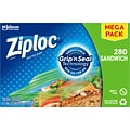 Ziploc Sandwich Bags, 6.5, 280/Box (315886)