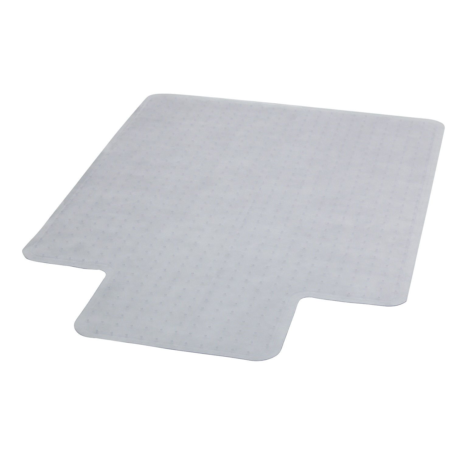 Flash Furniture Vinyl Carpet Chairmat With Lip, 45 x 53, Clear