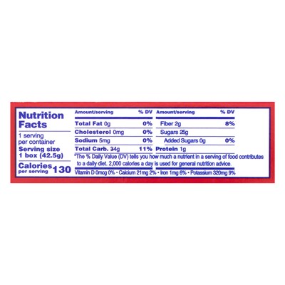 Lion California Seedless Raisins, 1.5 oz., 3 Packs/Box, 36/Pack (308-01001)