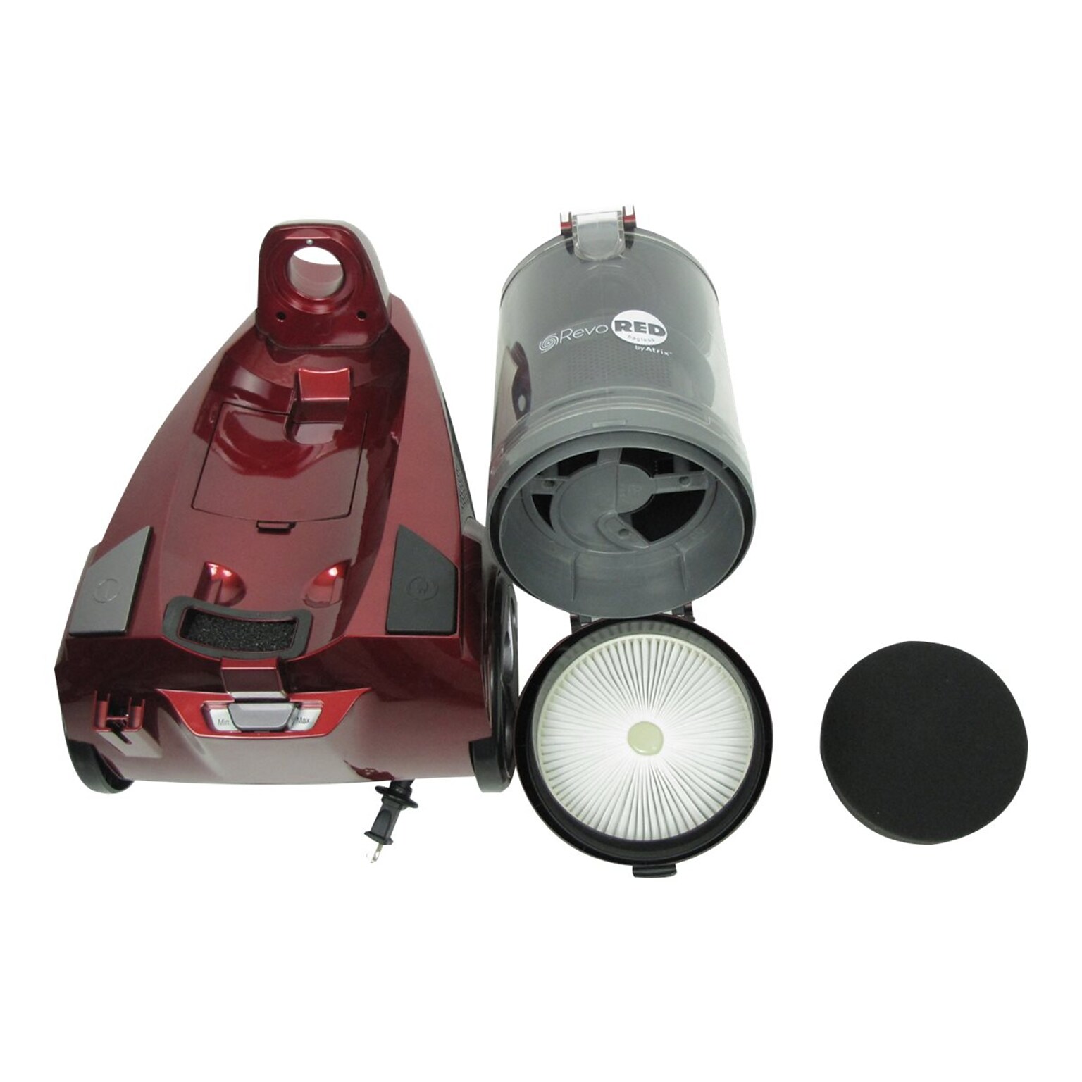 Atrix AHC-RR Revo Red Canister Vacuum, Bagless (AHCRR)