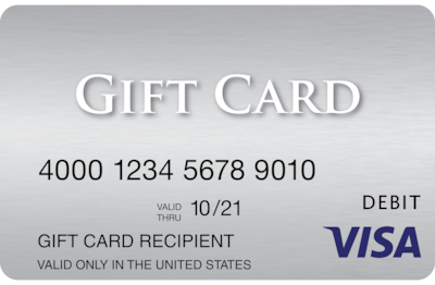 Visa $25 Gift Card