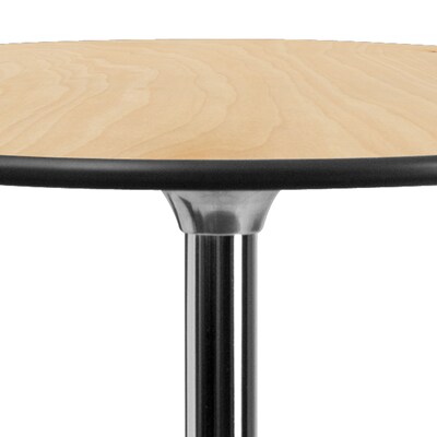Flash Furniture 24'' Round Wood Cocktail Table
