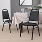 Flash Furniture HERCULES Series Vinyl Banquet Stacking Chair, Black, 4 Pack (4FDBHF2BKVYL)