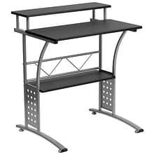 Flash Furniture Clifton 28 Laminate Computer Desk, Black (NANCLIFTONBK)